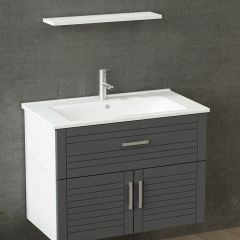 Minar Banyo Dolabı 85Cm As2K1Ç+1Ya1R+Etj Beyaz