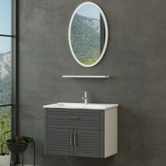 Minar Banyo Dolabı 85Cm As2K1Ç+1Ea1R+Etj Beyaz