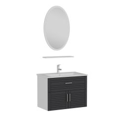 Minar Banyo Dolabı 85Cm As2K1Ç+1Ea1R+Etj Beyaz