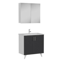 Minar Banyo Dolabı 85Cm Ay2K+2K2A+Etj Beyaz