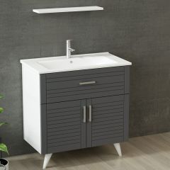 Minar Banyo Dolabı 85Cm Ay2K1Ç+1Ya1R+Etj Beyaz