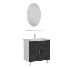 Minar Banyo Dolabı 85Cm Ay2K1Ç+1Ea1R+Etj Beyaz