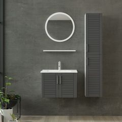 Minar Banyo Dolabı 65Cm As2K+1Ya1R+Etj+Boy Beyaz