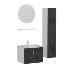 Minar Banyo Dolabı 65Cm As2K+1Ya1R+Etj+Boy Beyaz