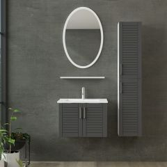 Minar Banyo Dolabı 65Cm As2K+1Ea1R+Etj+Boy Beyaz