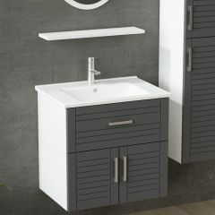 Minar Banyo Dolabı 65Cm As2K1Ç+1Ea1R+Etj+Boy Beyaz