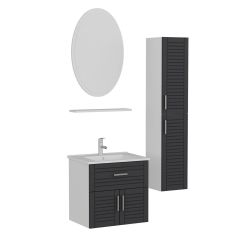 Minar Banyo Dolabı 65Cm As2K1Ç+1Ea1R+Etj+Boy Beyaz