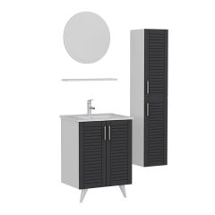 Minar Banyo Dolabı 65Cm Ay2K+1Ya1R+Etj+Boy Beyaz