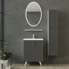 Minar Banyo Dolabı 65Cm Ay2K+1Ea1R+Etj+Boy Beyaz