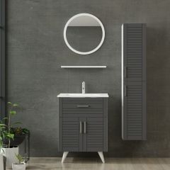 Minar Banyo Dolabı 65Cm Ay2K1Ç+1Ya1R+Etj+Boy Beyaz