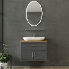 Minar Banyo Dolabı 85Cm As2K1Ç+1Ea1R+Tzg Beyaz