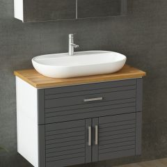Minar Banyo Dolabı 85Cm As2K1Ç+2K2A+Tzg Beyaz