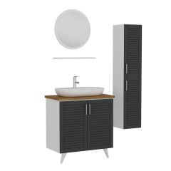 Minar Banyo Dolabı 100Cm Ay2K+1Ya1R+Tzg+Boy Beyaz