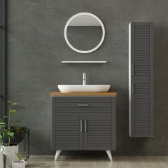 Minar Banyo Dolabı 100Cm Ay2K1Ç+1Ya1R+Tzg+Boy Beyaz