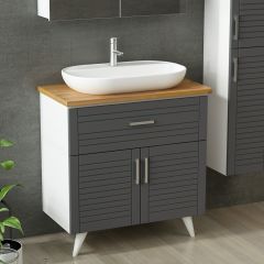 Minar Banyo Dolabı 100Cm Ay2K1Ç+2K2A+Tzg+Boy Beyaz
