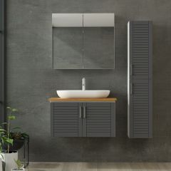 Minar Banyo Dolabı 100Cm As2K+2K2A+Tzg+Boy Beyaz