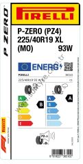 Pirelli 225/40R19 93W Xl P-Zero Pz4 S.C. Mo B-A-70 Lastiği (Üretim Yılı: 2024)