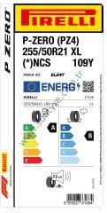 Pirelli 255/50R21 109Y Xl Pzero Pz4 * Ncs Elt S.C. A-B-72 Yaz Oto Lastiği (Üretim Yılı: 2024)