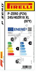 Pirelli 245/40R18 97Y Xl P-Zero S.C. Pz4 C-A-69 Yaz Oto Lastiği (Üretim Tarihi: 2024)