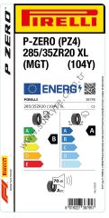 Pirelli 285/35R20 104Y Xl Mgt S.C. P-Zero Pz4 B-A-70 Yaz Oto Lastiği (Üretim Yılı: 2024)