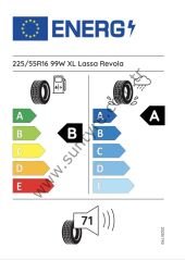 Lassa 225/55R16 99W Xl Revola B-A-71 Yaz Oto Lastiği (Üretim Yılı: 2024)