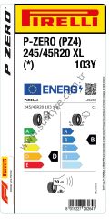 Pirelli 245/45R20 103Y Xl S.C. P-Zero Pz4 * Yaz Oto Lastiği (Üretim Yılı: 2024)