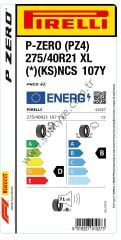 PRL.275/40R21 107Y XL (*)(KS)ncs S.C. P-ZERO (PZ4) (D-B-71) (YAZ) PİRELLİ Lastiği (2024)