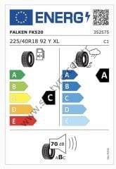 FAL.225/40R18 92Y XL AZENIS FK520 (C-A-70) FALKEN Lastiği (2024)