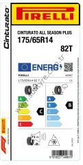 Pirelli 175/65R14 82T Cınturato All Season Plus C-B-71 4 Mevsim Oto Lastiği (Üretim Yılı: 2024)