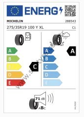 Michelin 275/35R19 100Y XL Primacy 3 Zp Moe * C-A-71 Yaz Oto Lastiği (Üretim Yılı: 2023)