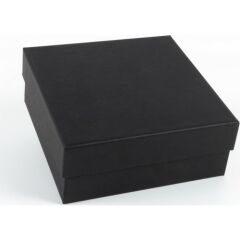 Siyah Renk Çok Amaçlı Mukavva Hediye Kutusu 20x20x10cm (Boş Kutu)