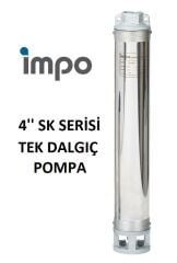 İmpo SK 406/26 - 4'' Tek Dalgıç Pompa 151 Mss - 4 HP (Krom Başlıklı)