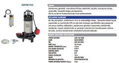 Sumak SBRM 19/2 Bıçaklı Foseptik Pompası 1.8 HP