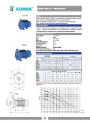 Sumak SMT220 Santrifüj Pompa 2.2 HP 380V