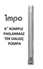 İmpo SS 690/10 - 6'' Paslanmaz Tek Dalgıç Pompa 155 Mss - 50 HP