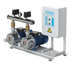 Sumak SMINOX12B300/3T İki Pom. Pas. Emişli Hidrofor 11 K-28 D - 2x3 HP - 380V