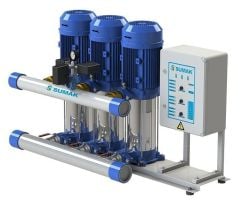 Sumak SHT6C 100/6 Üç Pom. Hidrofor 3x1 HP 6 Kat 36 Daire - 380V