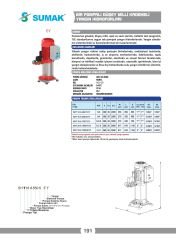 Sumak SHT 16 A 750/7 EY Tek Pom. Yangın Hidroforu 7.5 HP 380V