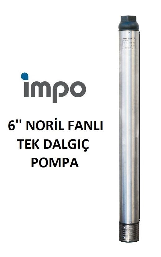 İmpo SN 635/14 - 6'' Noril Fanlı Tek Dalgıç Pompa 153 Mss - 17.5 HP