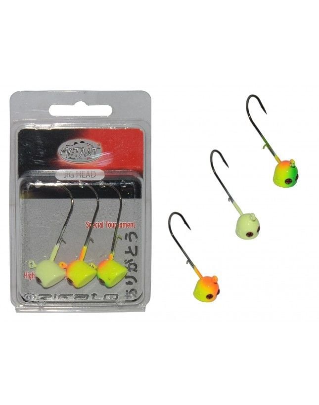 Mutant 6413 Jig Head Rigato Moite 3'lü Mix Set Tırnaklı Jig Head