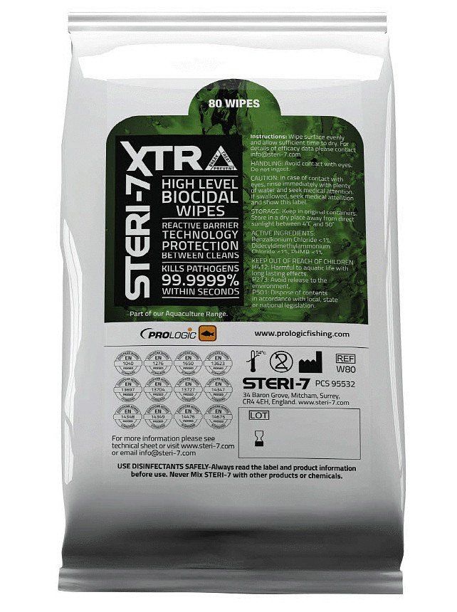 Prologıc Steri-7 Xtra High Level Biocidal Wipes