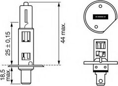 Far Ampulü H1 (12V) STANDART 55W [1987302801]