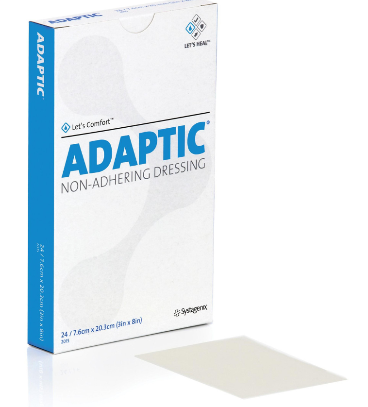 Adaptic 2015 Non-Adhering Dressing 7.6cm X 20.3cm