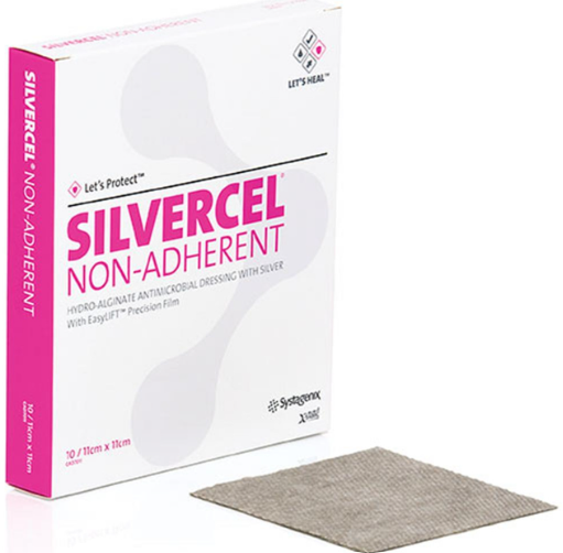 Silvercel CAD7011 Non-Adherent Hydro-Alginate Dressing 11cm X 11cm