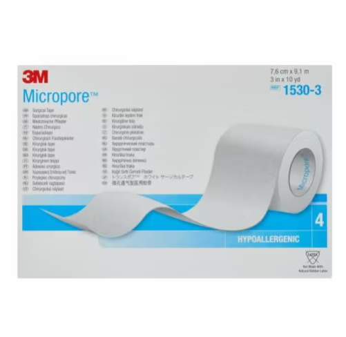 Micropore 1530-3 Cerrahi Flaster Standart 76cm x 91m (4 Adet)