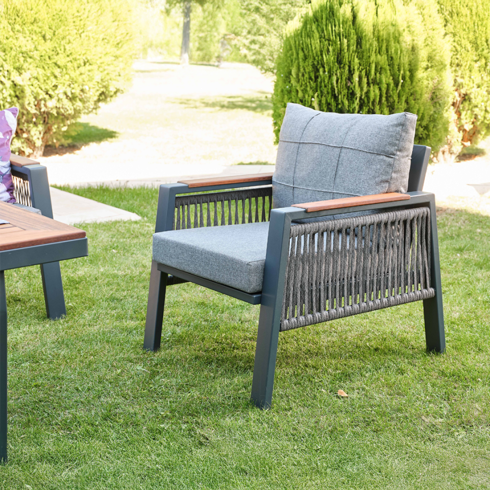 Ecolux EFES PLUS Alüminyum Bahçe Balkon Oturma Grubu