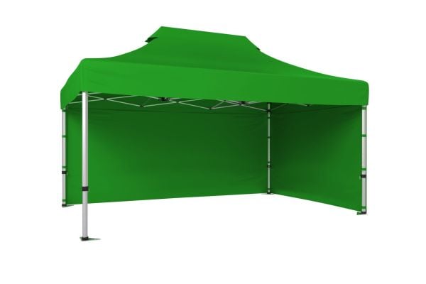 CLK 3x4,5 Katlanabilir Tente Gazebo Portatif Çadır 30 mm 2 Yan Kapalı