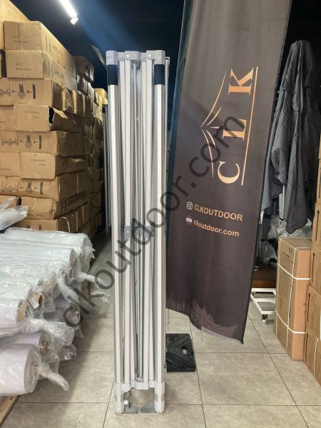 CLK 4x4 52mm Kalın Alüminyum Katlanabilir Tente Gazebo Çadır Sarı