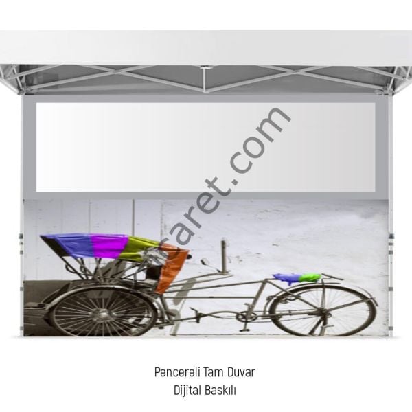 CLK 2x2 Baskılı Gazebo Çadır Portatif Tente Set
