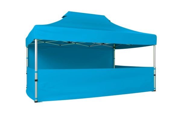 CLK 3x4,5 40 mm Katlanabilir Tente Gazebo Çadır Gazebo Çadır 1 Tam Duvar 3 Yarım Duvar